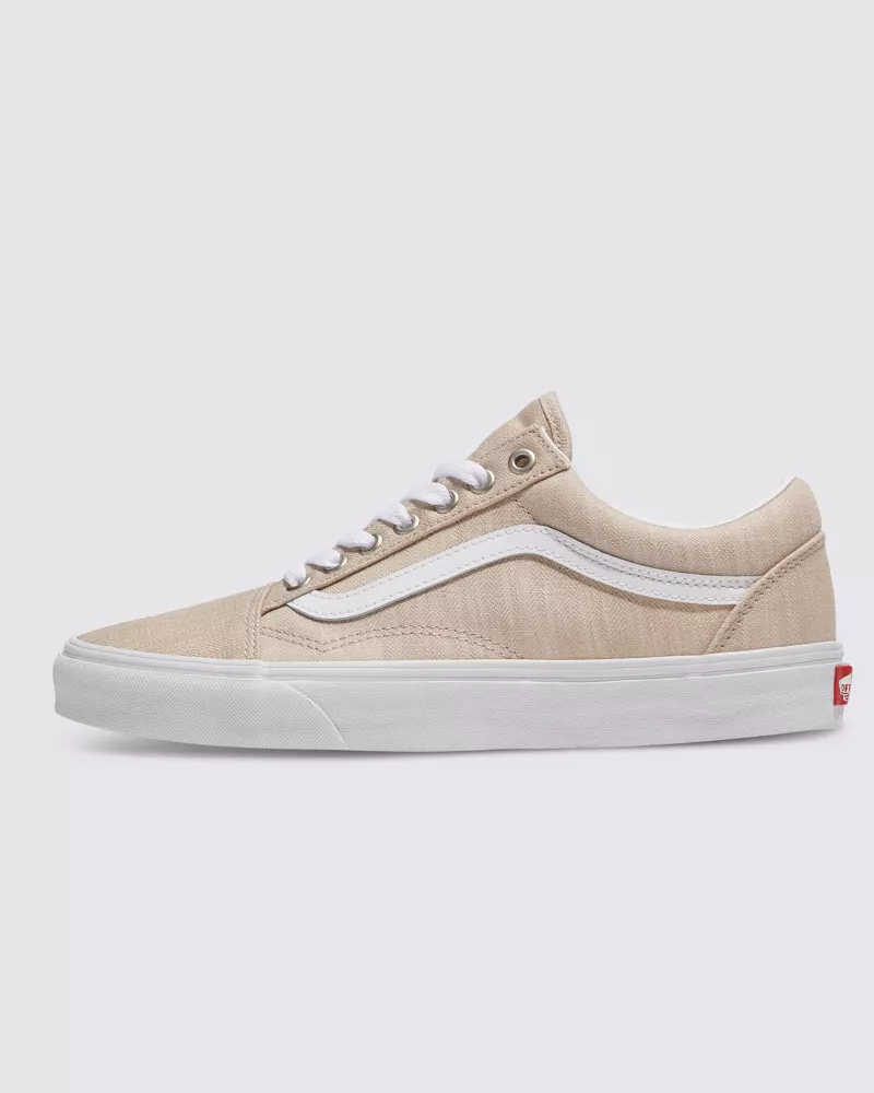 Vans Old Skool Summer Linen Shoes Unisex Khaki VN0005UFJ92