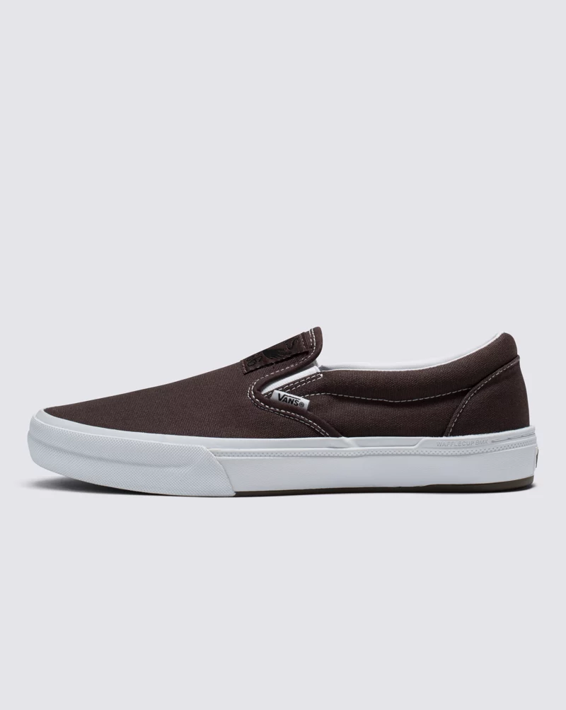 Vans Bmx Slip On Shoes Unisex Brown White VN0005V1NWH