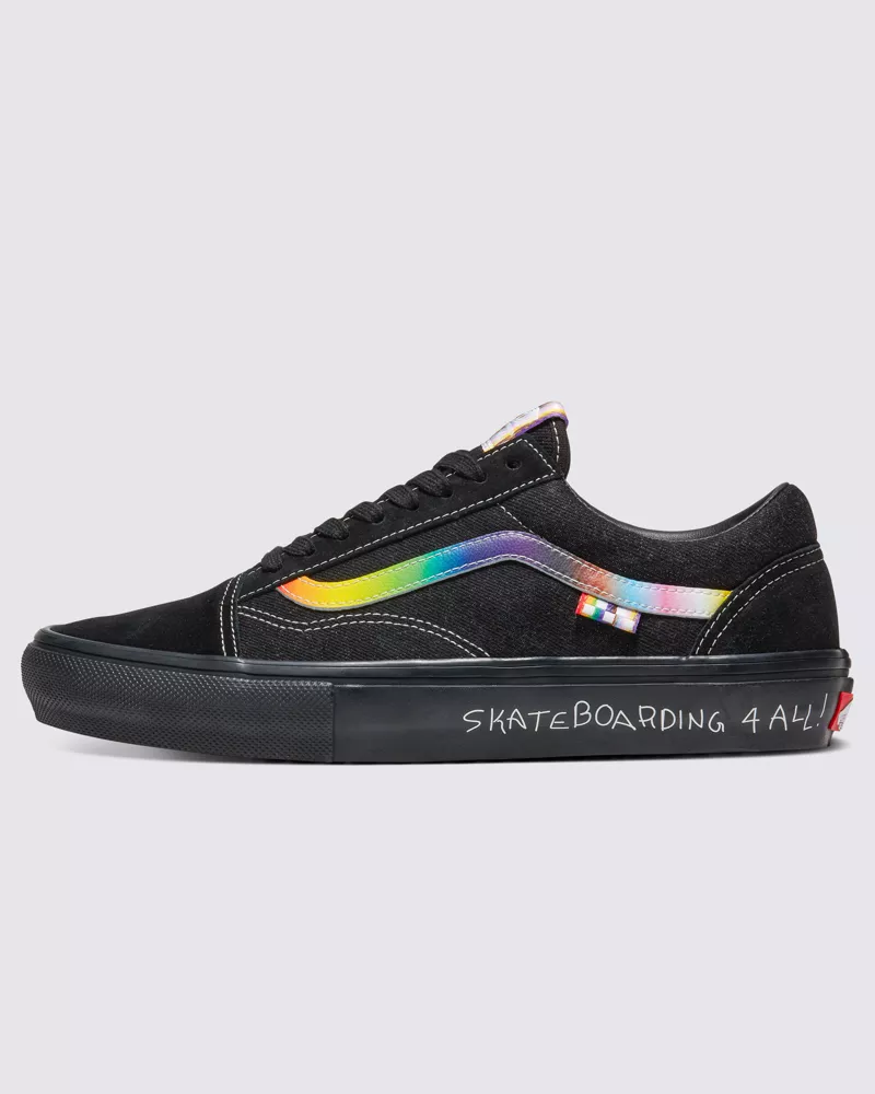 Vans Together As Ourselves Skate Old Skool Shoes Unisex Black Multicolor VN0005W0E4F