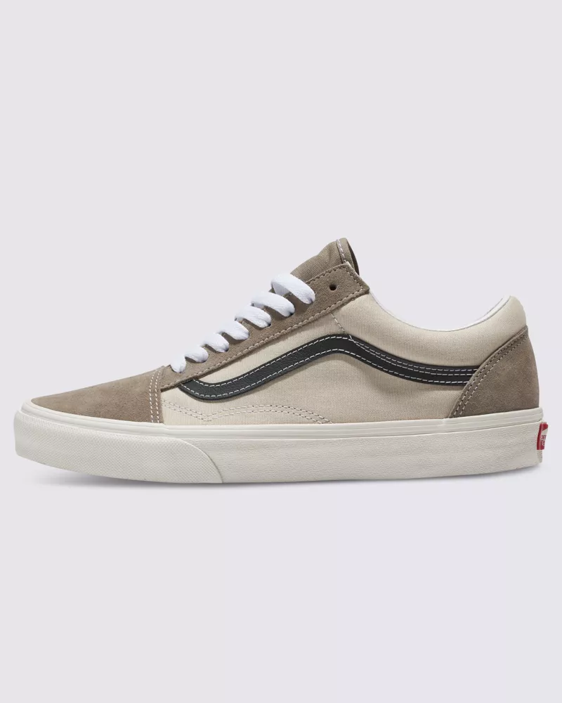 Vans Old Skool Shoes Unisex Beige Black VN0007NTCH8