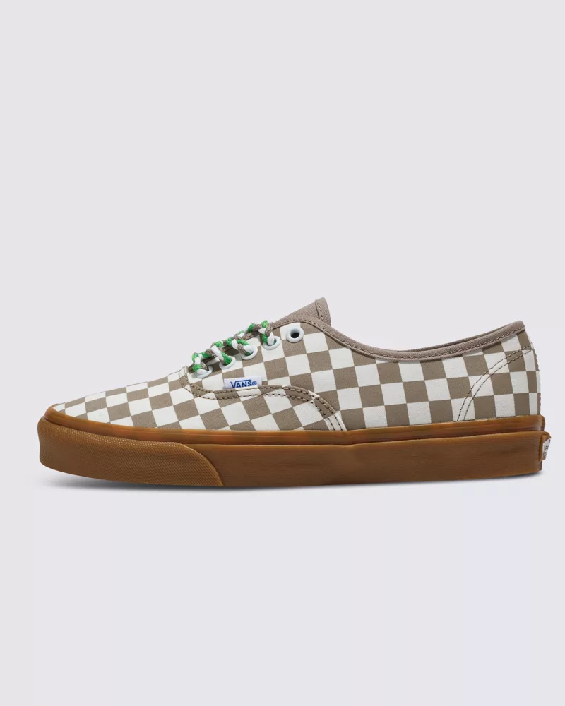 Vans Authentic Checkerboard Shoes Unisex Khaki VN0009PVCH8