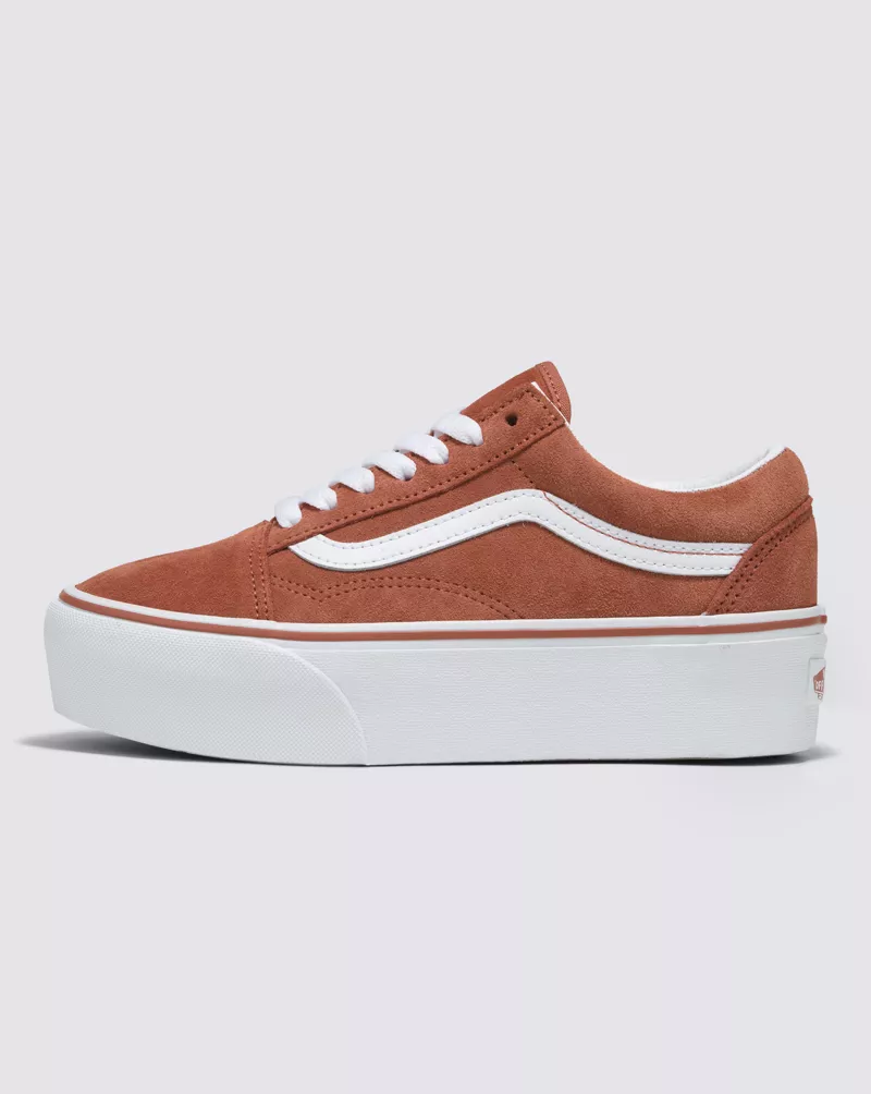 Vans Old Skool Stackform Shoes Women Brown VN0009PZBMB