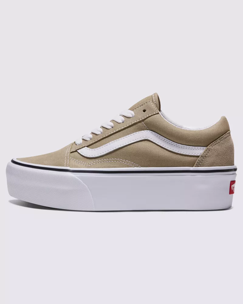 Vans Old Skool Stackform Shoes Women Olive VN0009PZOLV