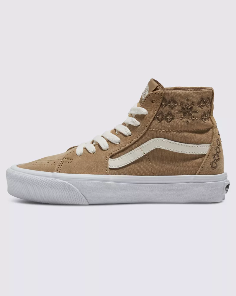 Vans Sk8 Hi Tapered Shoes Unisex Khaki VN0009QP4MG