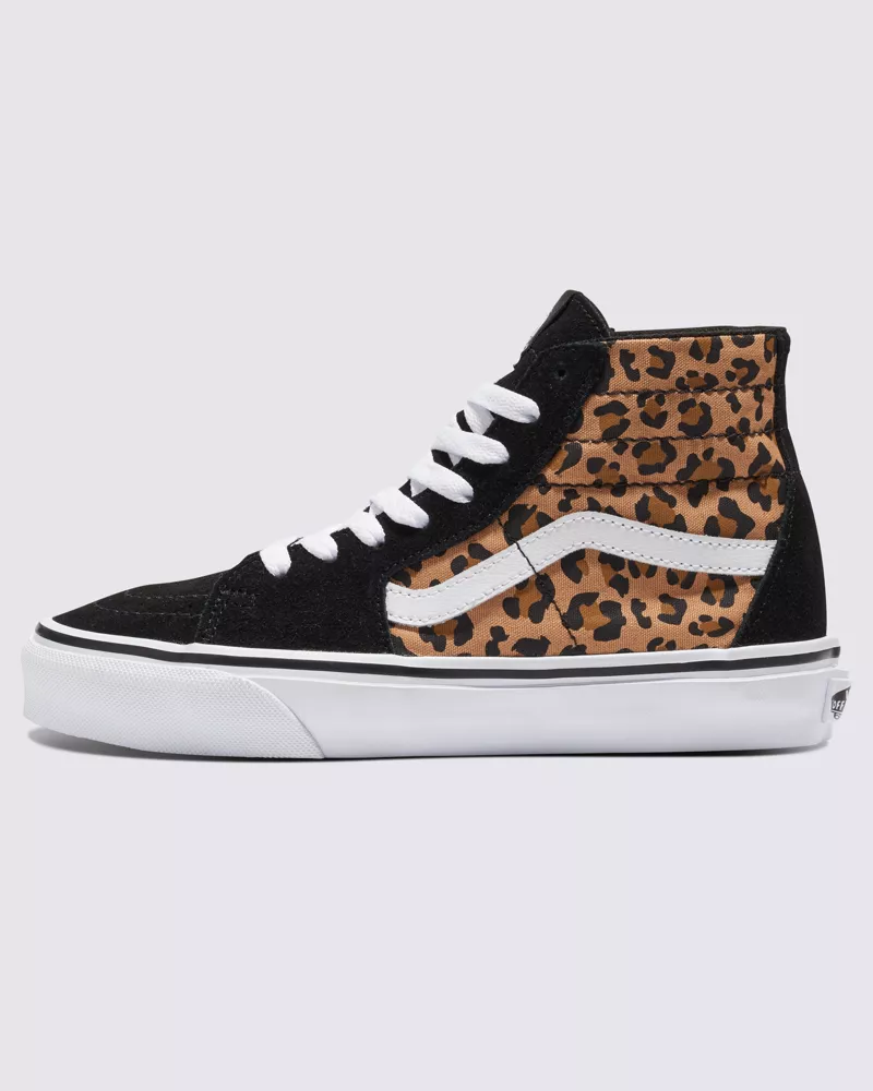 Vans Sk8 Hi Tapered Shoes Unisex Black Leopard VN0009QPBLK