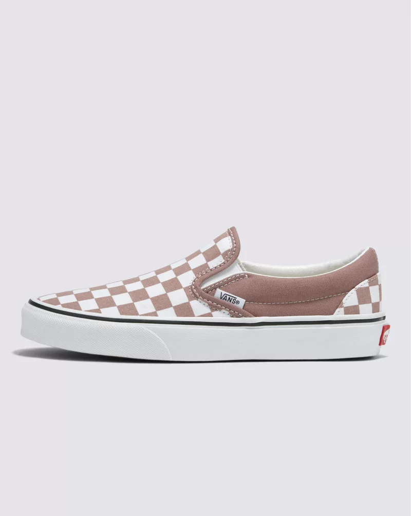 Vans Classic Slip On Checkerboard Shoes Unisex Antler Brown VN000BVZC9I