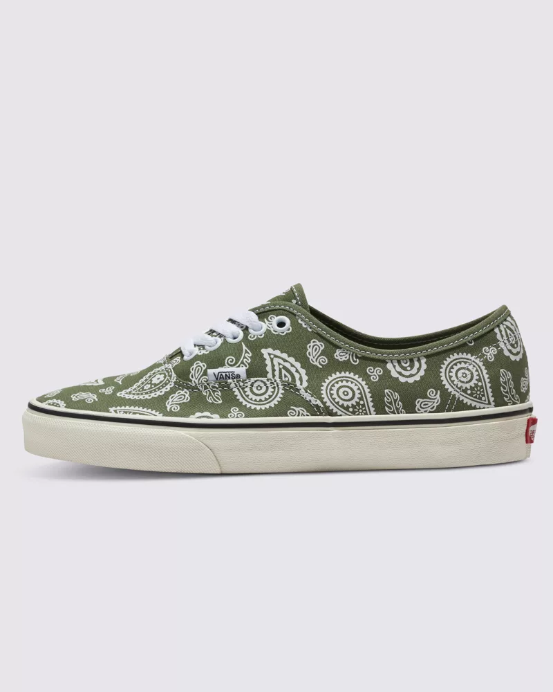 Vans Authentic Shoes Unisex Primavera Paisley Olive VN000BW5OLV