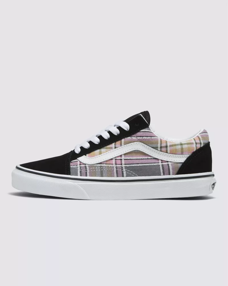 Vans Old Skool Shoes Unisex Plaid Grey Black VN000CP5239