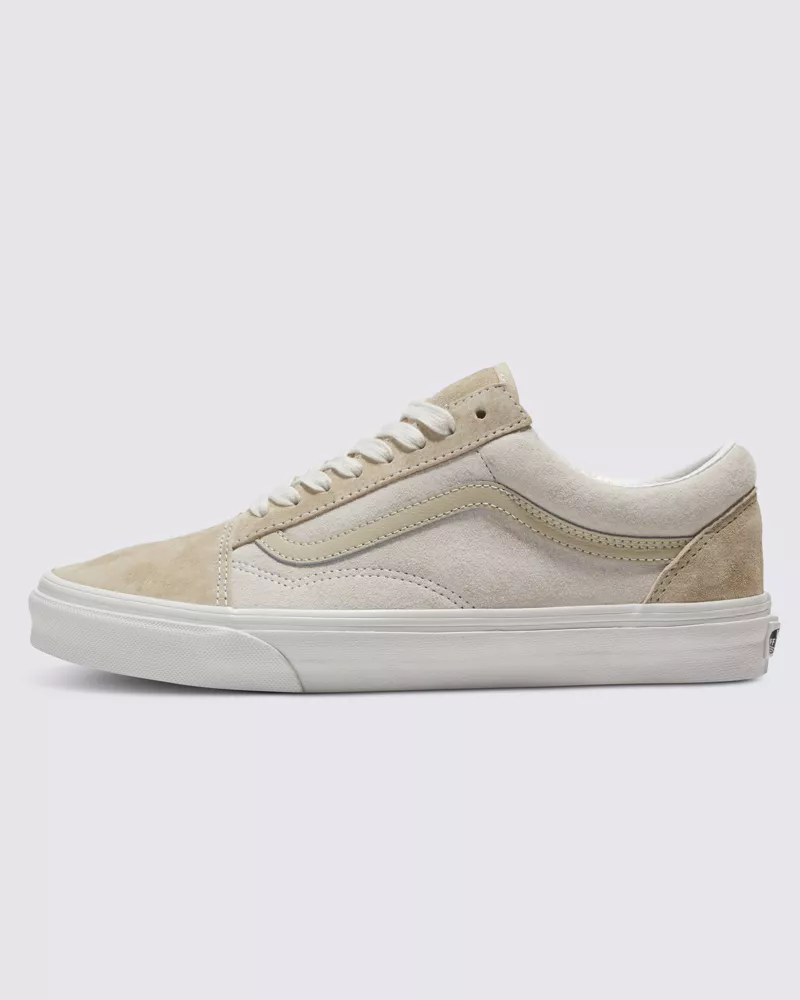 Vans Old Skool Pig Suede Shoes Unisex Beige VN000CR54A3