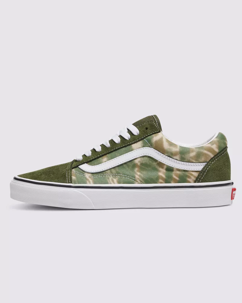 Vans Old Skool Shoes Unisex Woodland Wash Olive VN000CR5OLV