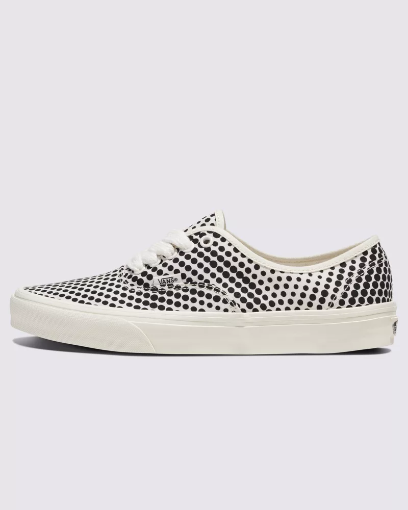 Vans Authentic Shoes Unisex Black White Dots VN000CRTMCG