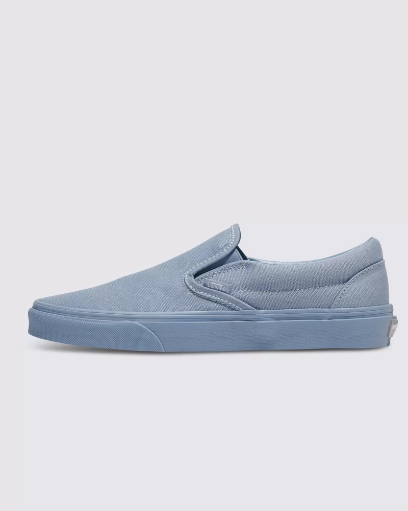 Vans Classic Slip On Pastel Mono Shoes Unisex Blue VN000CT5DSB