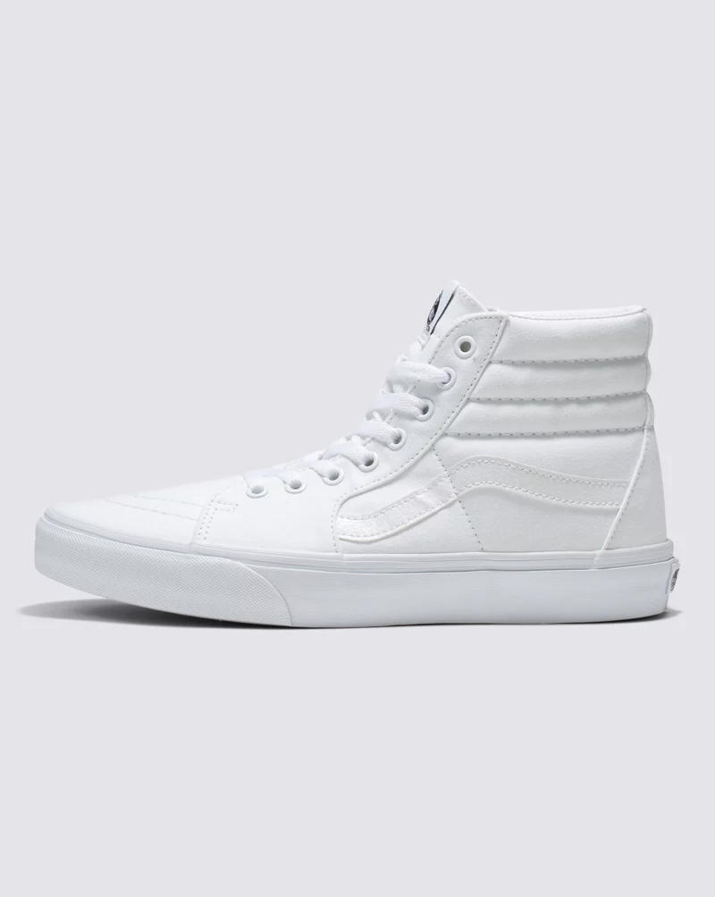 Vans Sk8 Hi Canvas Shoes Unisex White VN000D5IW00