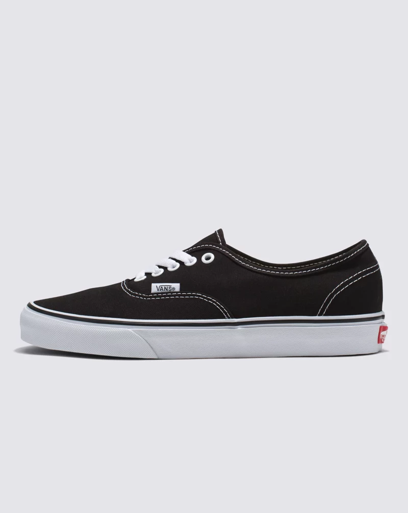 Vans Authentic Shoes Unisex Black White VN000EE3BLK