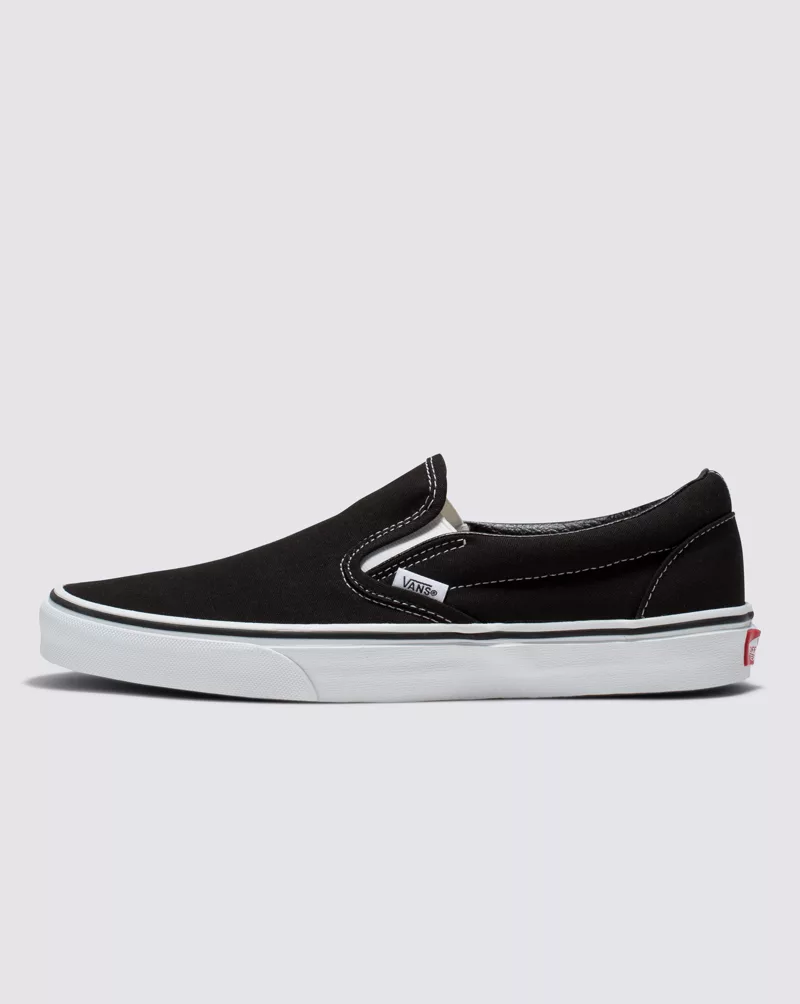 Vans Classic Slip On Shoes Unisex Black White VN000EYEBLK