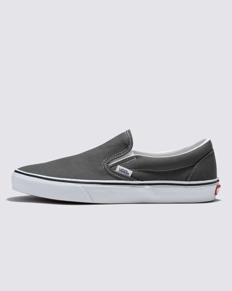 Vans Classic Slip On Shoes Unisex Dark Grey VN000EYECHR