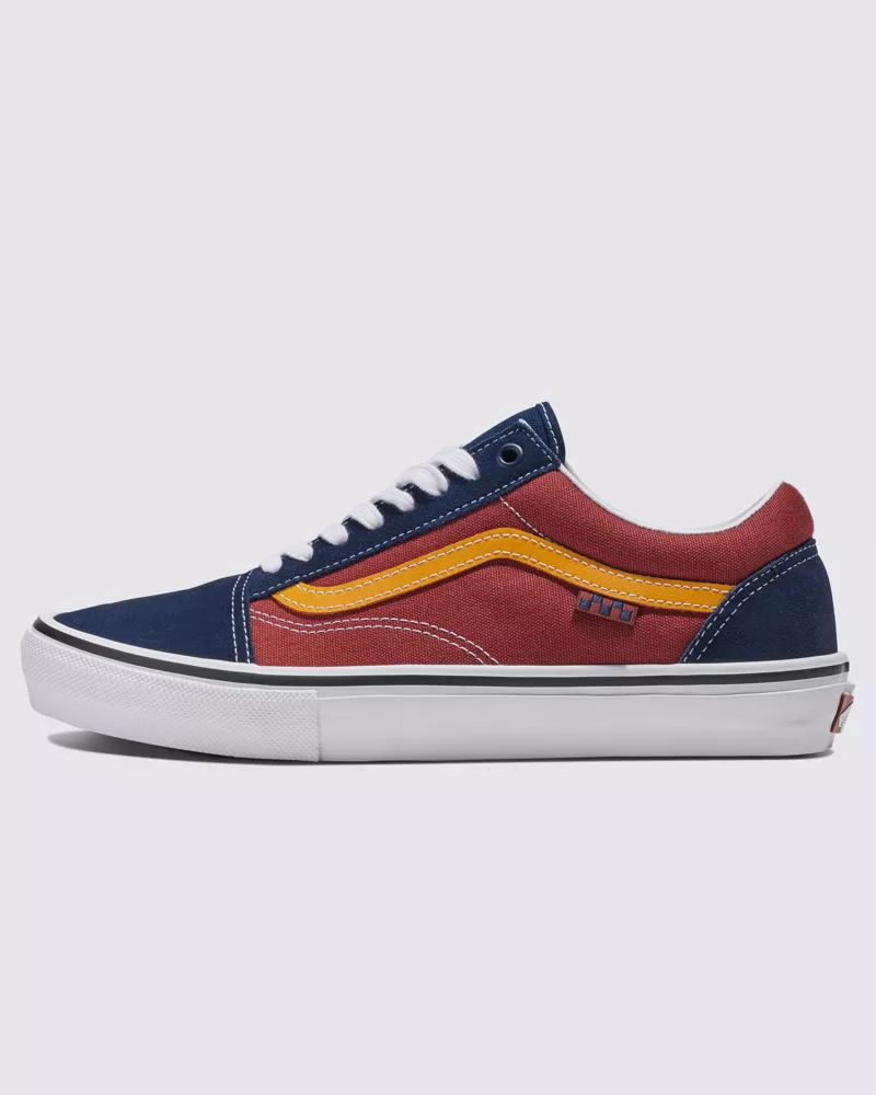 Vans Skate Old Skool Shoes Unisex Navy Burgundy VN0A2Z32YY3