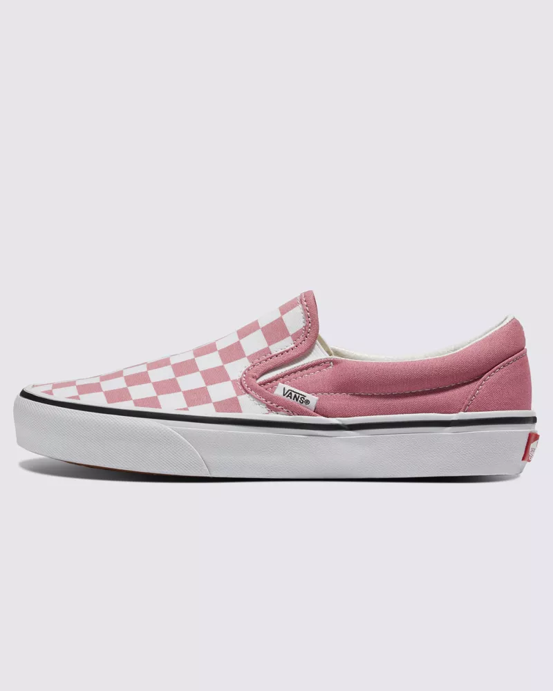 Vans Classic Slip On Checkerboard Shoes Unisex Pink VN0A2Z41C3S