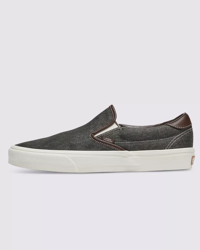 Vans Classic Slip On Shoes C&l Unisex Dark Grey VN0A348UCH6