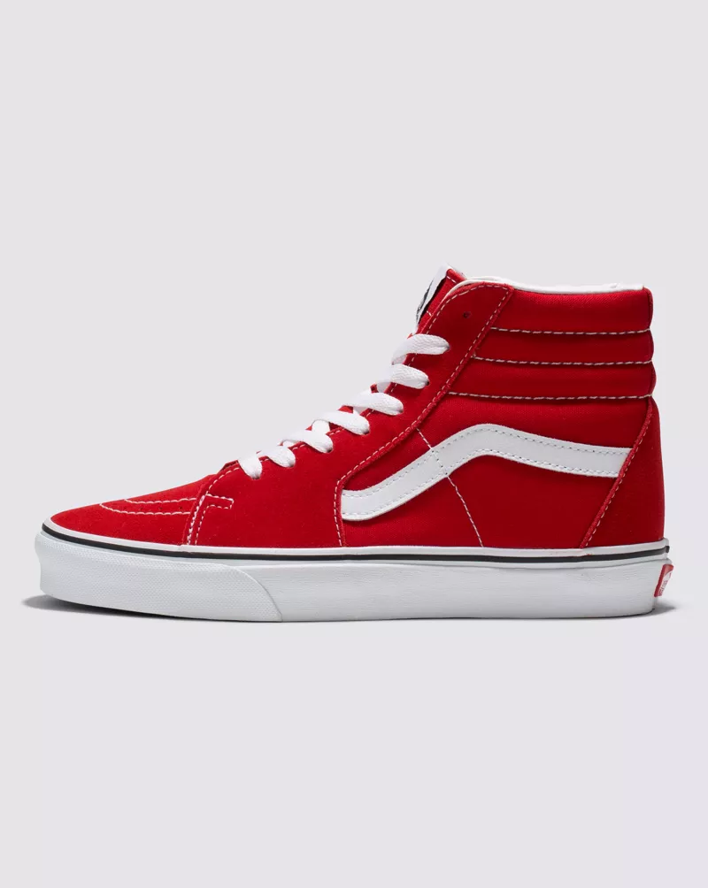 Vans Sk8 Hi Shoes Unisex Red VN0A4BV6JV6