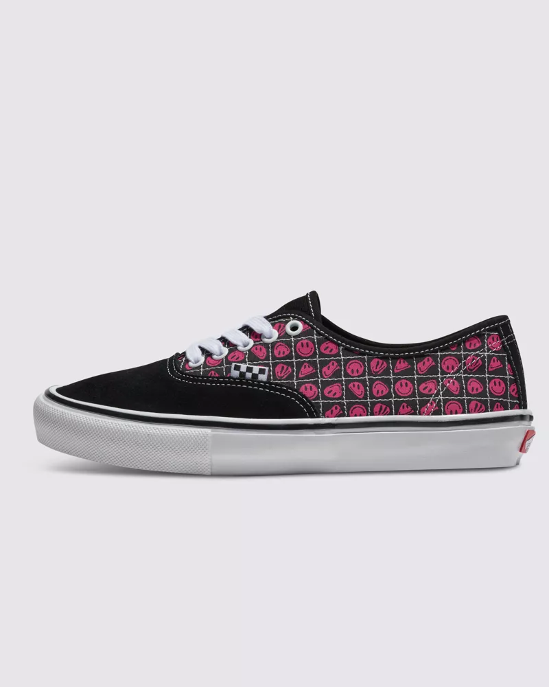 Vans Skate Authentic Y2k Shoes Acid Unisex Black Pink VN0A5FC87AB