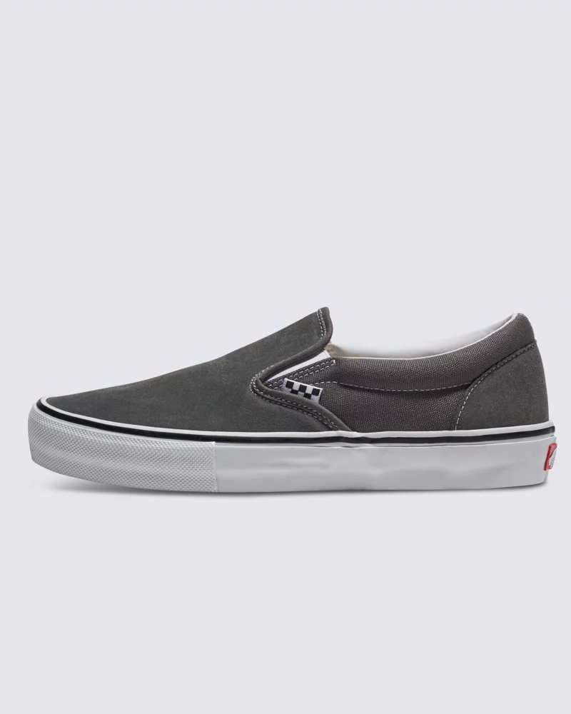 Vans Skate Slip On Shoes Pewter Unisex Dark Grey VN0A5FCA1N6