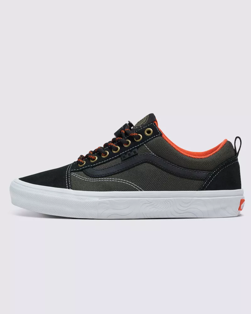 Vans X Spitfire Wheels Skate Old Skool Shoes Unisex Black Flame VN0A5FCBBFM