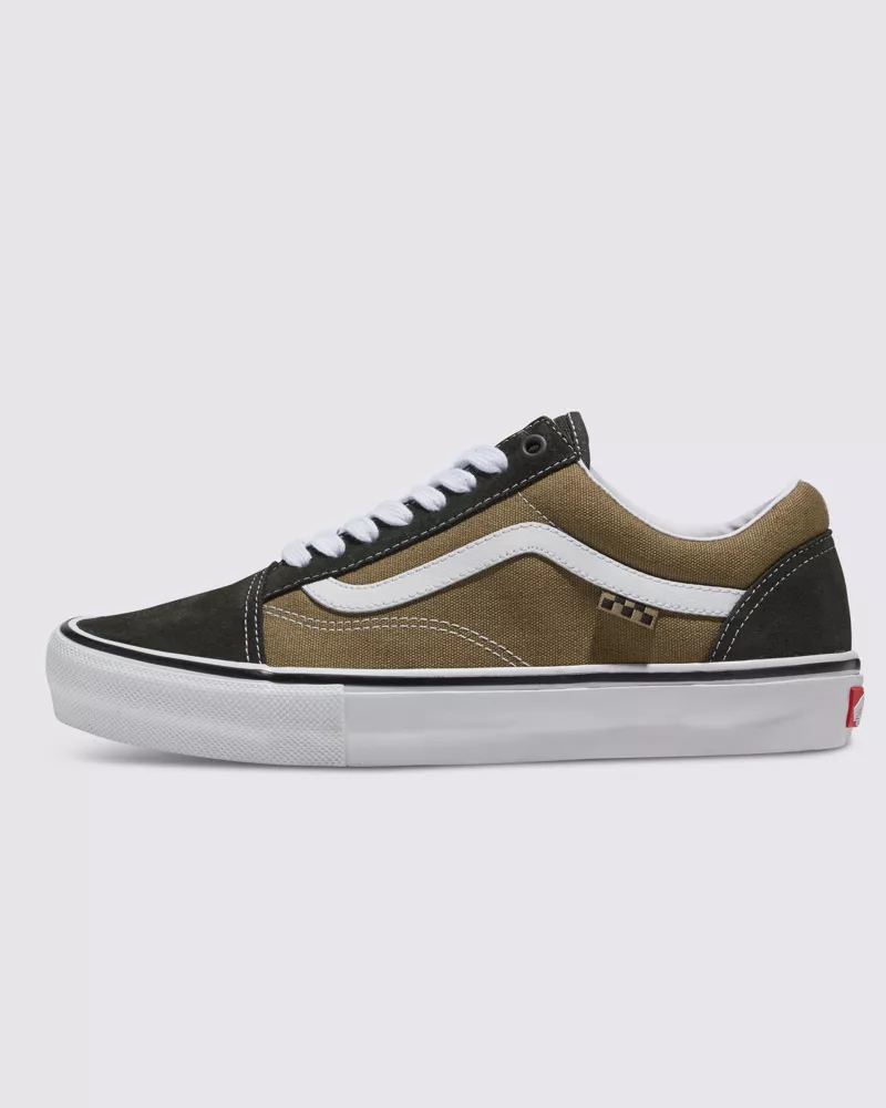 Vans Skate Old Skool Shoes Unisex Black Olive VN0A5FCBCUQ