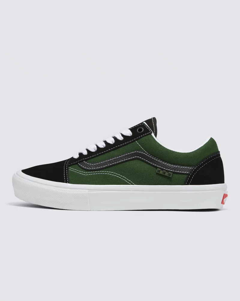 Vans Skate Old Skool Safari Shoes Unisex Black Green VN0A5FCBWUB