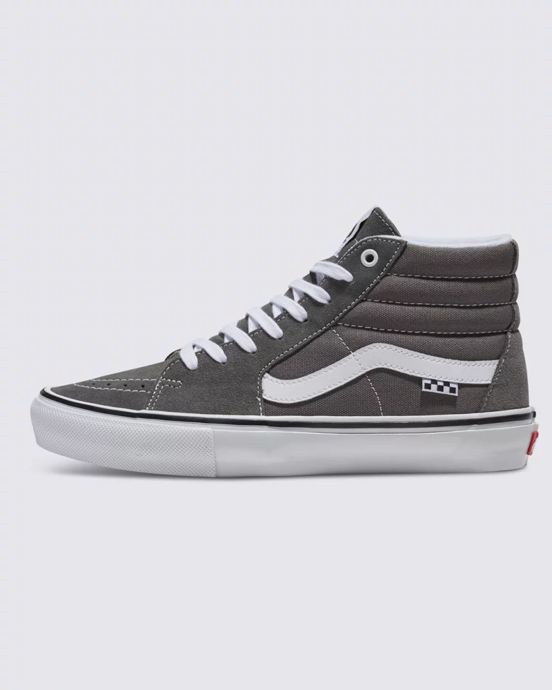 Vans Skate Sk8 Hi Shoes Pewter Unisex Dark Grey VN0A5FCC1N6