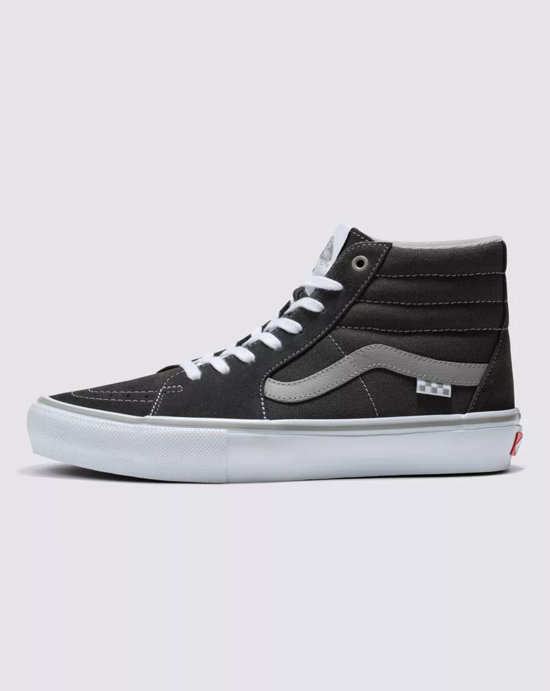 Vans Skate Sk8 Hi Shoes Unisex Dark Grey White VN0A5FCCDGW