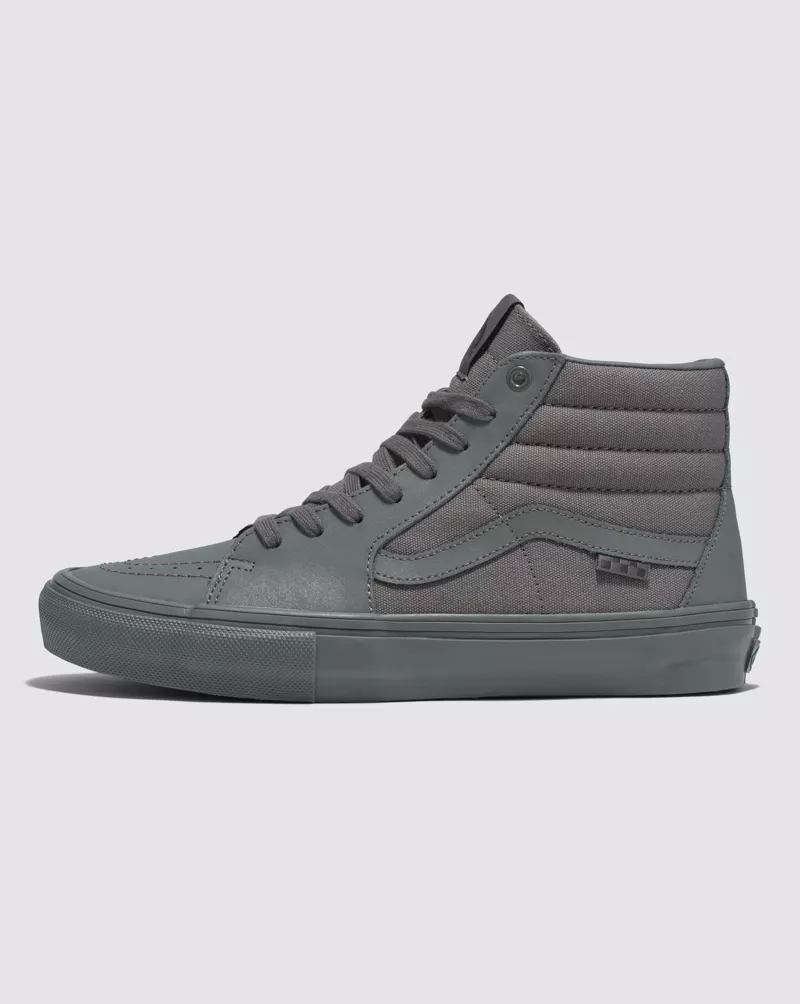 Vans Mono Skate Sk8 Hi Shoes Unisex Grey VN0A5FCCPWT