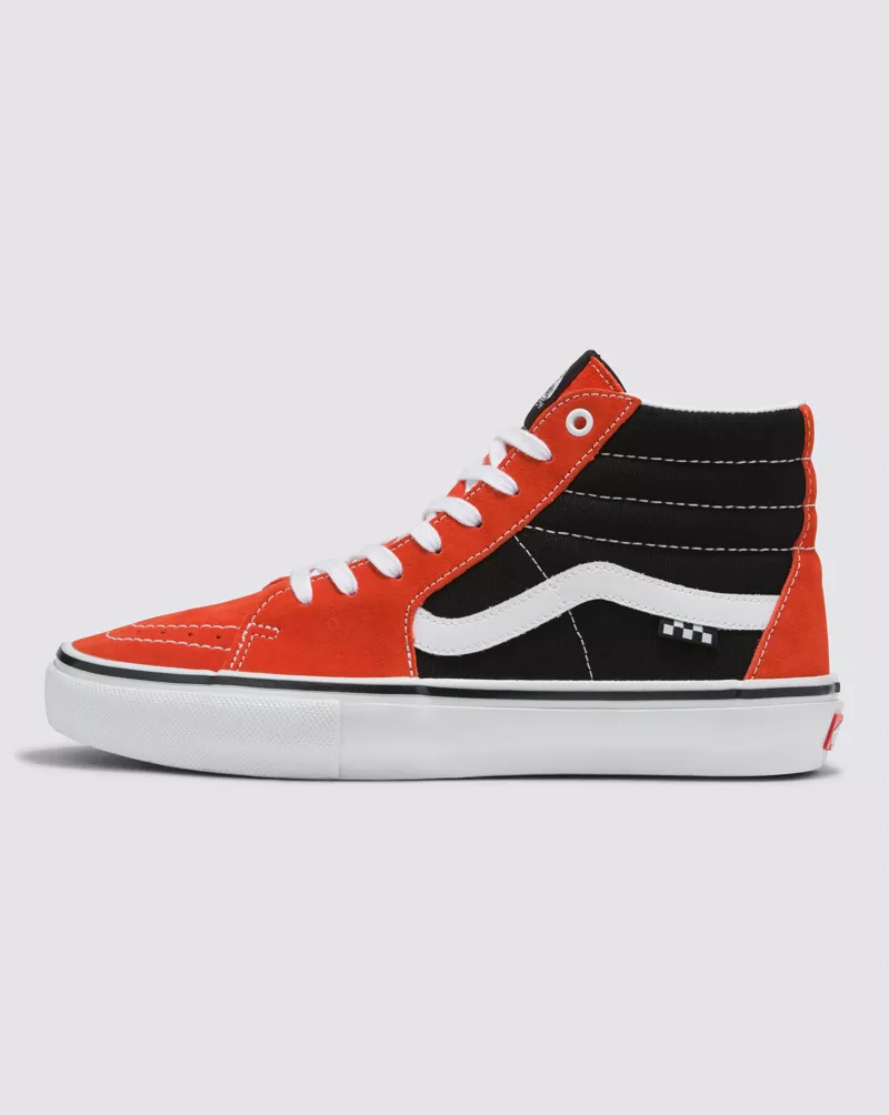 Vans Skate Sk8 Hi Shoes Unisex Red Black VN0A5FCCY25