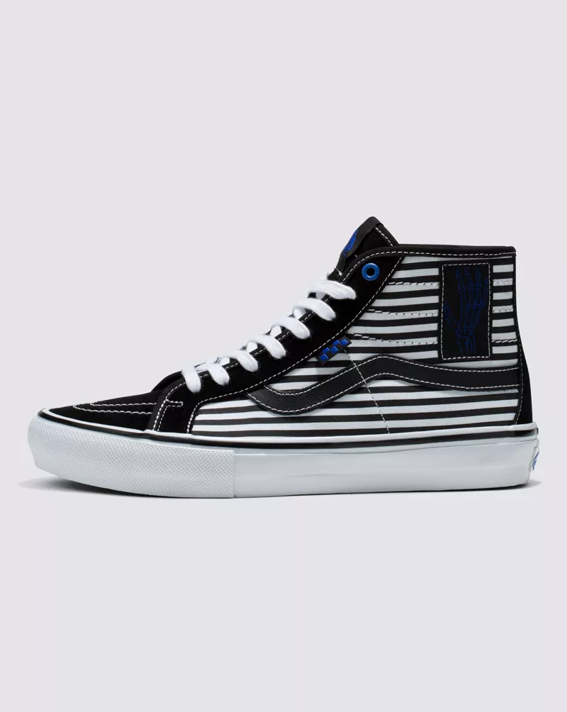 Vans Skate Sk8 Hi Decon Shoes Unisex Black White VN0A5KYBBA2