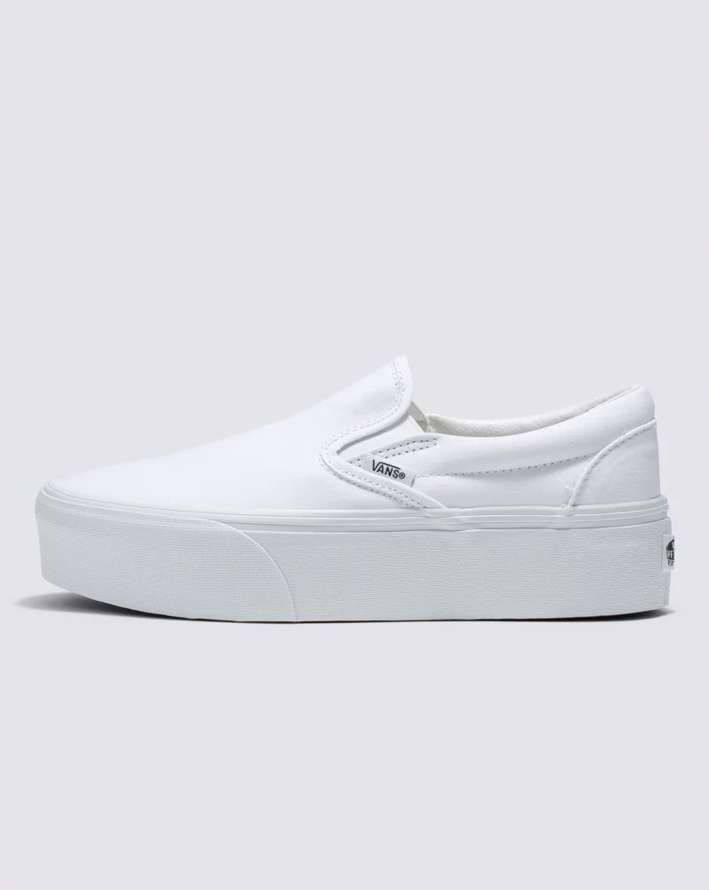 Vans Classic Slip On Stackform Shoes Women White VN0A7Q5RW00